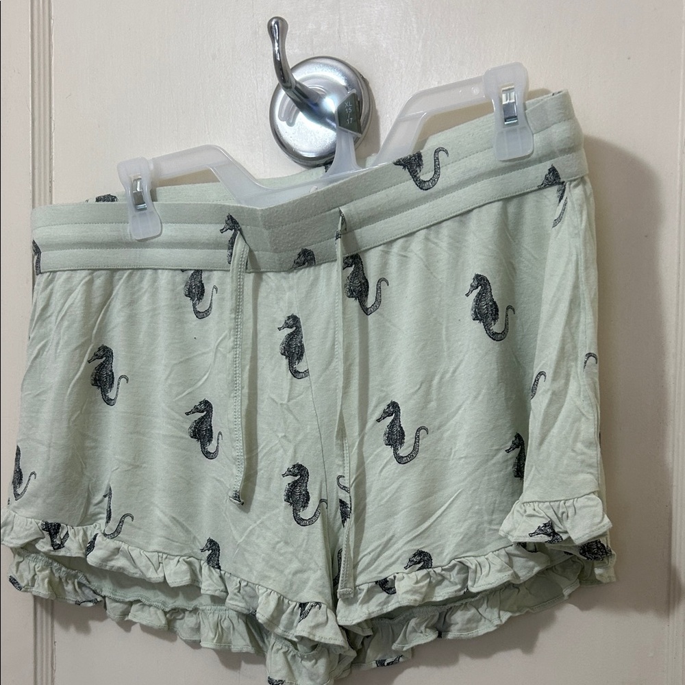 Kate Quinn women’s seahorse ruffle shorts